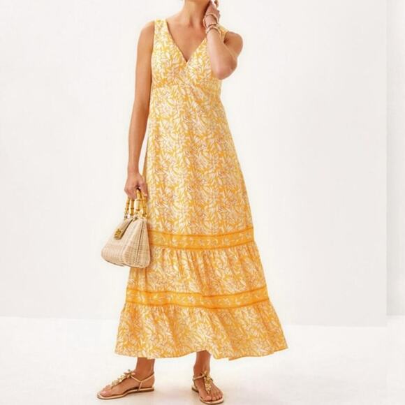 NWT Lilly Pulitzer Avlyn Honeycomb Maxi Dress Size 4 - Picture 1 of 8
